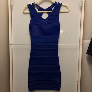 Blue bodycon dress small